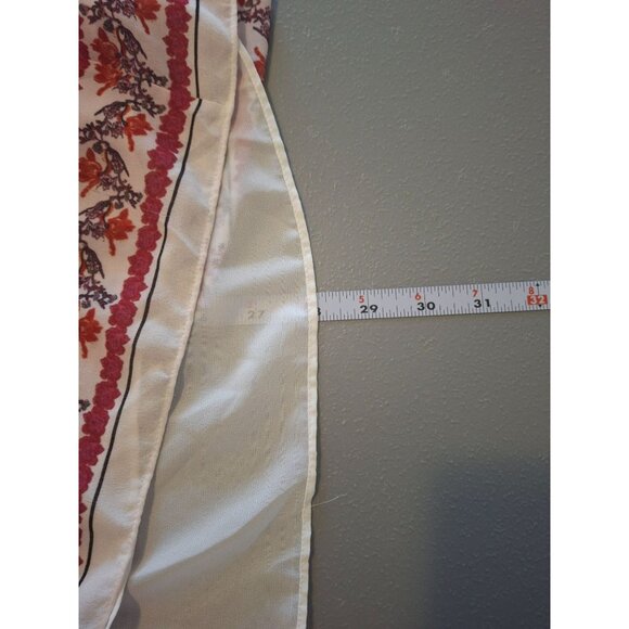 Max Studio Womens Halter Top Medium Pink Strap Sleevless Floral Coconutgirl Boho - Picture 8 of 8